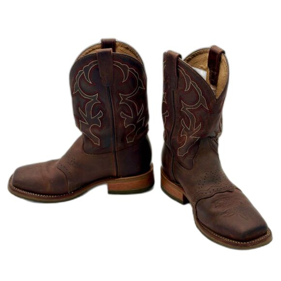 Double H - I.C.E. Saddle Vamp Western Work Boots – Broad Square Toe – M 10 - Picture 2 of 9